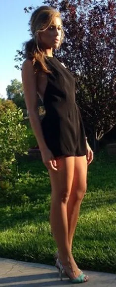 LF Mika & Gala Black Romper thumbnail 1