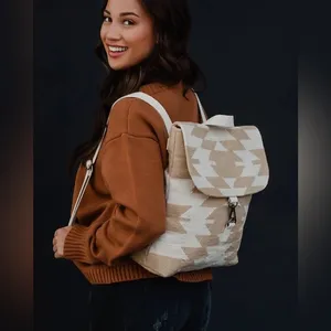 Aztec canvas backpack thumbnail 2