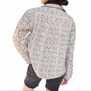 ANTHROPOLOGIE Verb Kellianne Bohemian Rug Tasseled Shirt Jacket Size L NEW thumbnail 3