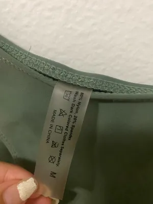 Green strapless swim suit set Size M thumbnail 3