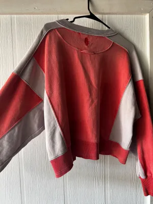 Free people intercept colorbock pullover thumbnail 3