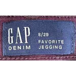 Gap Women's Favorite Jegging Mom‎ Jeans Mid-Rise Stretch Cotton Purple Size 8/29 thumbnail 3