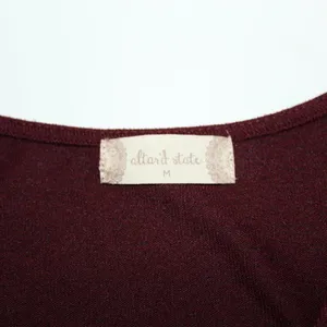 Altar'd State Sweater Dress Faux Wrap Size Medium thumbnail 3