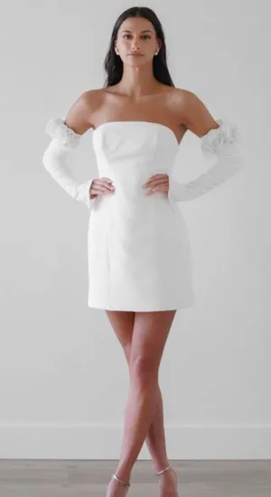 By Watters Mini Dress White Size 2 thumbnail 1