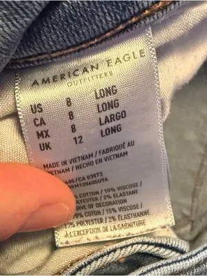 American Eagle Outfitters Super Hi-Rise Skinny Jeans thumbnail 3