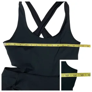 Free People Movement Back it Up Jumpsuit - Black - Medium thumbnail 8