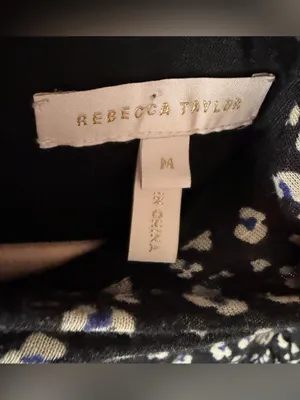 REBECCA TAYLOR Long-Sleeve Mini Cheetah Jersey‎ Dress, Medium thumbnail 10