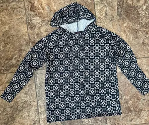 Crazy Train Western Aztec Print Hooded Top Size S thumbnail 1