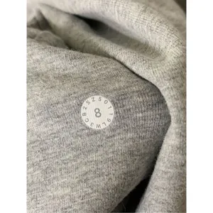 Lululemon Scuba Crew Heathered Core Light Grey sweatshirt women's size 8 W3CB2S thumbnail 4