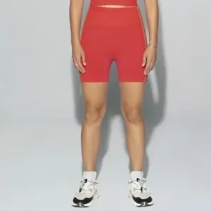 Adidas IVY PARK High Waist Bike Short in Real Coral thumbnail 12