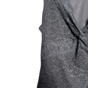 CDW Creative Design Vintage 90s Y2K Babydoll Lace Sleeveless Blouse Black Small thumbnail 3