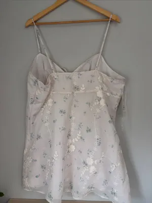 No Boundaries New! White Floral Lace Chemise Slip mini dress size XXL thumbnail 6
