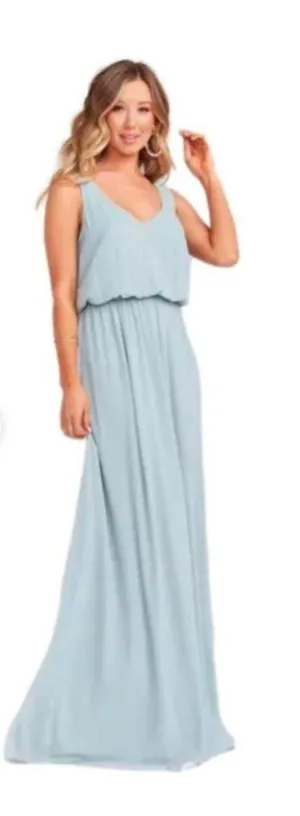 Show Me Your MuMu Kendall Maxi Dress Side Slit Size XXL thumbnail 1