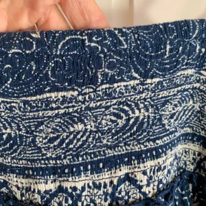 American Eagle Blue White Floral Handkerchief Hem‎ Sun Dress Small Fairycore thumbnail 11