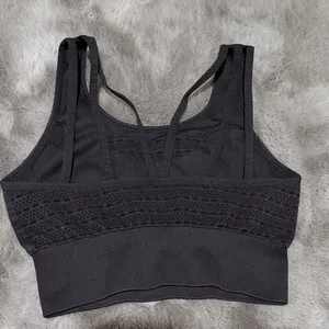 Gymshark XS Black Mesh Detail Sports Bra thumbnail 2