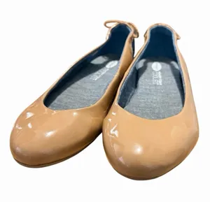 Dr. Scholl's Nude Patent Leather Ballet Flats Bow Workwear Preppy Casual 7.5 thumbnail 1