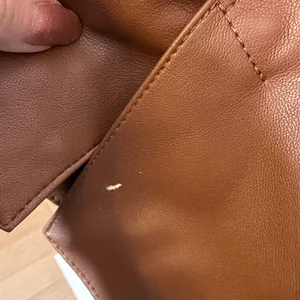 Zara Camel Brown Faux Leather Trench Coat thumbnail 5