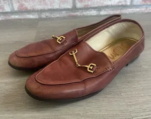 Sam Edelman Lorraine Brown Horse Bit Loafers Women’s 6 Leather Heritage Academia thumbnail 1