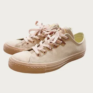 968 | NEW!! Converse CTAS OX Suede Rose Gold Eyelet Low Top‎ Bisque Women 9 thumbnail 2