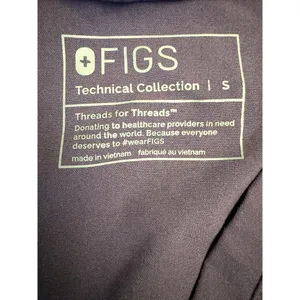 Figs women's purple scrub top size small thumbnail 3