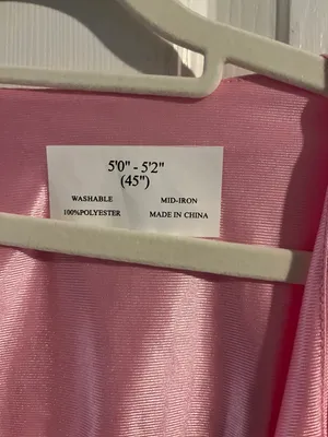 Pink Cap And Gown Size XS thumbnail 3