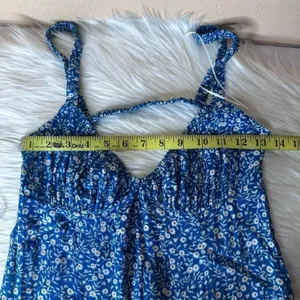 Princess Polly Georgia Midi Dress Navy Lower Impact Size 4 thumbnail 8