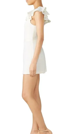 Amanda Uprichard Gimlet Ivory Romper Size Medium thumbnail 2