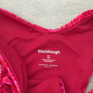 Blackbough Red and Pink Bikini Bottoms Amelia Frilled Cheeky Bottoms/Flowerbomb thumbnail 3