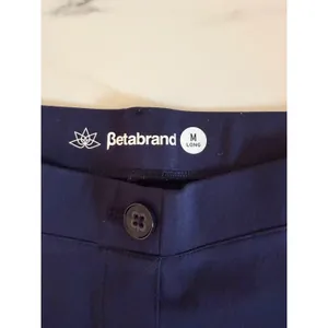 Betabrand Navy Blue Yoga Dress Pants Bootcut Women Medium Tall Long W0104-NY thumbnail 4
