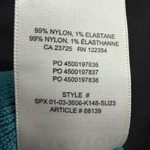 Aritzia Babaton Women's Sculpt Knit Squareneck Cropped Tank Teal Green S Ribbed thumbnail 9