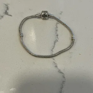 Vintage pandora snake charm bracelet thumbnail 2