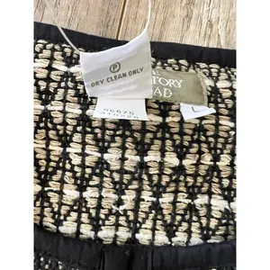 NWOT‎ The Territory Ahead Women's Woven Jacket Coat Large Black Cotton Silk thumbnail 3
