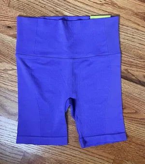 All In Motion Purple High-Waist Bike Shorts NWT thumbnail 1