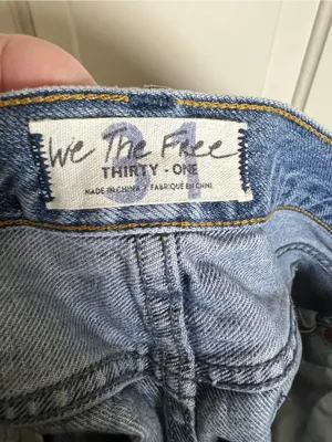 We The Free People Loving Good Vibrations Cutoff Denim Shorts Size 31 Excellent thumbnail 3