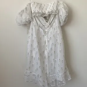 For Love & Lemons X REVOLVE Sand Dollar Mini Dress in White Size: XS thumbnail 9