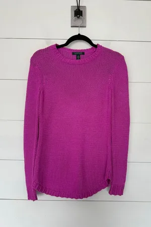 Lauren Ralph Lauren Women’s Small Pink Longsleeve Sweater thumbnail 1