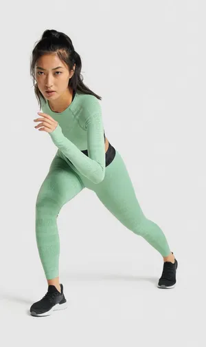 Gymshark mint workout set thumbnail 1