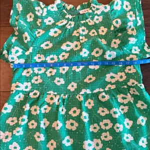 THML Floral Flutter Sleeve Dress Sz M thumbnail 5