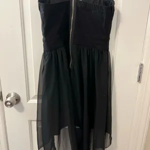 Windsor Black Strappy Dress Size 11 High Low Chiffon Skirt Party Dress thumbnail 5