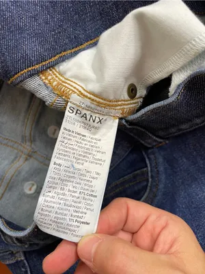 SPANX Pull On Flare Jeans Dark Wash High Rise Stretch Shaping Denim Sz M 🧡🎀 thumbnail 11
