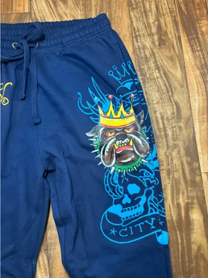 Ed Hardy Sweatpants Blue  thumbnail 5