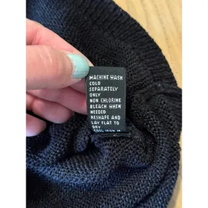 Josephine Chaus‎ Black Sleeveless Lightweight Polyester Blend Sweater Size Large thumbnail 8