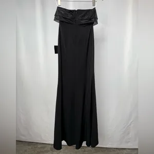 NWT Lulus Brilliantly Bold Strapless‎ Mermaid Maxi Dress in Black Size XS thumbnail 10