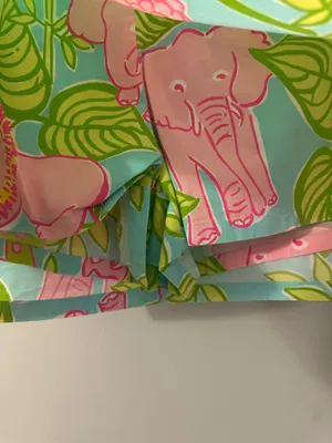 Lilly Pulitzer Vintage San Diego Zoo Animal Print Skort thumbnail 4