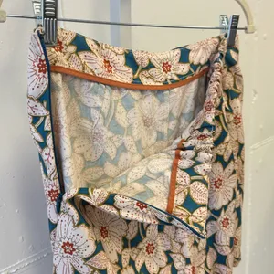 By Anthropologie Geordie Floral Front Tie Paperbag Bermuda Summer Boho Shorts XS thumbnail 6