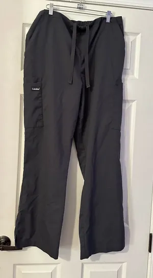 Landau bottoms are a size Large. Gray thumbnail 1