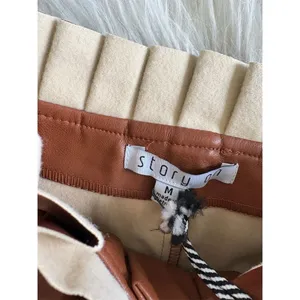 No Brand Women's Brown Paperbag Shorts‎ Size M thumbnail 4