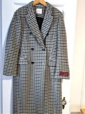 ARITZIA WILFRED KERR WOOL COAT Houndstooth thumbnail 3
