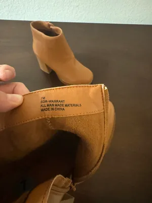 Brown platform Booties Size 7 thumbnail 4