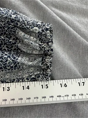 Abercrombie Women’s XS Blue Cream Boho Print Maxi Dress Long Sleeve Boho thumbnail 8